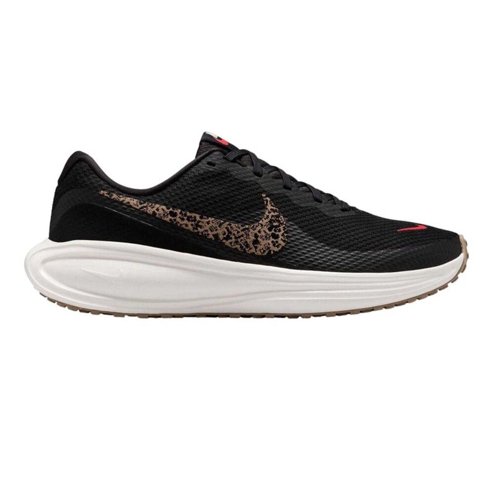 Nike Womens/Ladies Revolution 8 Sneakers / Black/Leopard